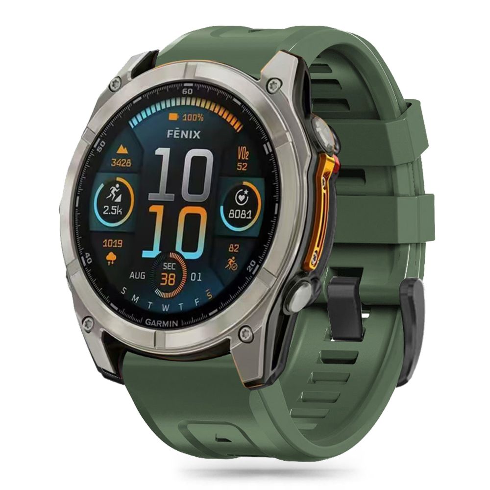 Tech-Protect siksniņa Garmin Fenix 5S / 6S / 7S / 8 (43mm), zaļa