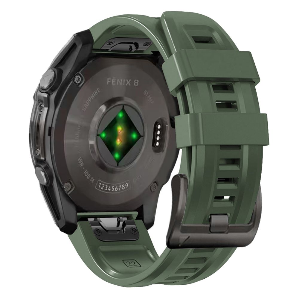 Tech-Protect siksniņa Garmin Fenix 5S / 6S / 7S / 8 (43mm), zaļa