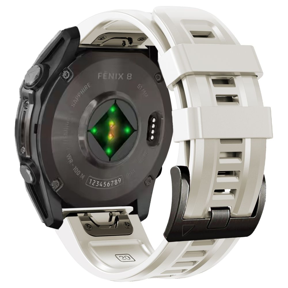 TECH-PROTECT SILICONE GARMIN FENIX 5S / PLUS 6S PRO 7S 8 (43 MM) TITĀNA TONIS | TITANIUM