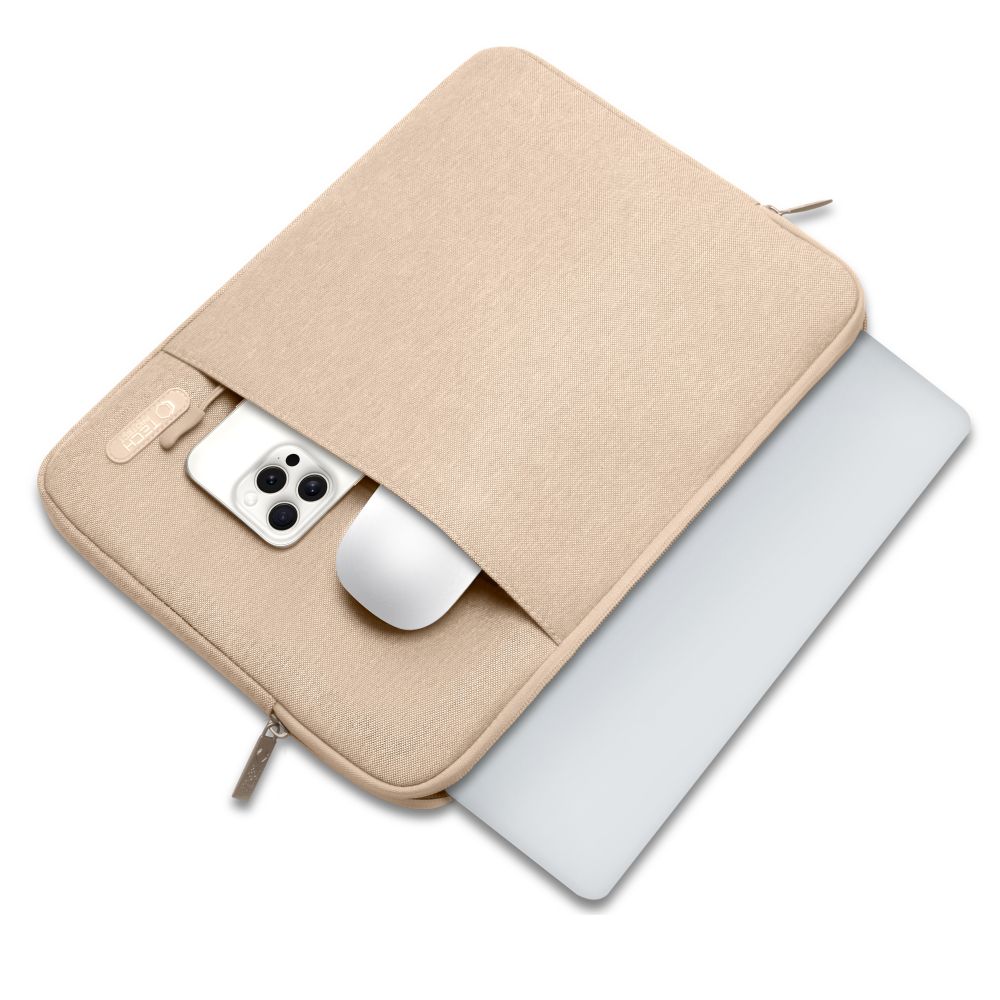 Tech-Protect Sleeve klēpjdatora maciņš 13-14\", bēšs