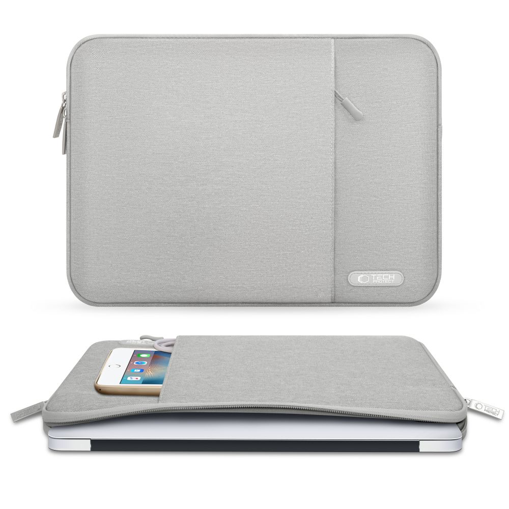 Tech-Protect Sleeve klēpjdatora maciņš 13-14\", pelēks