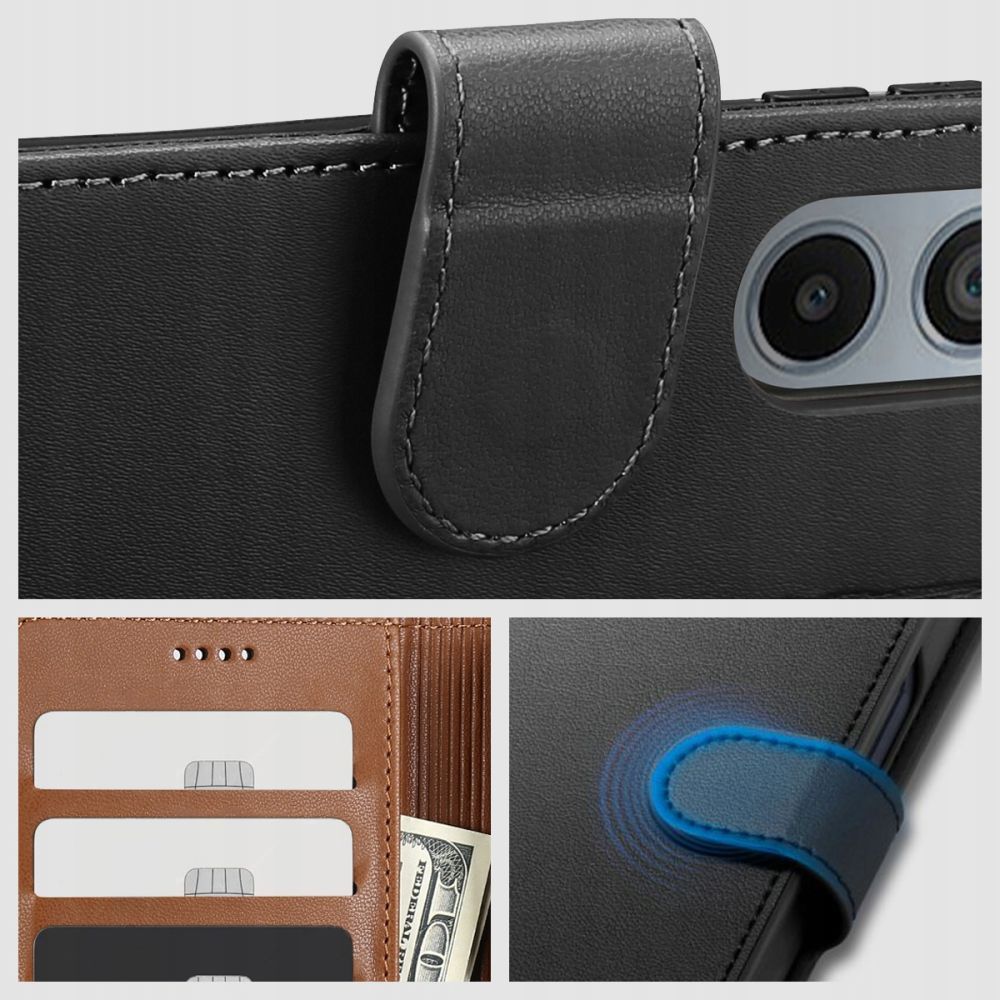 Xiaomi 14T Pro Tech-Protect Wallet Book Case Cover, Black | Telefona Vāciņš Maciņš Apvalks Grāmatiņa