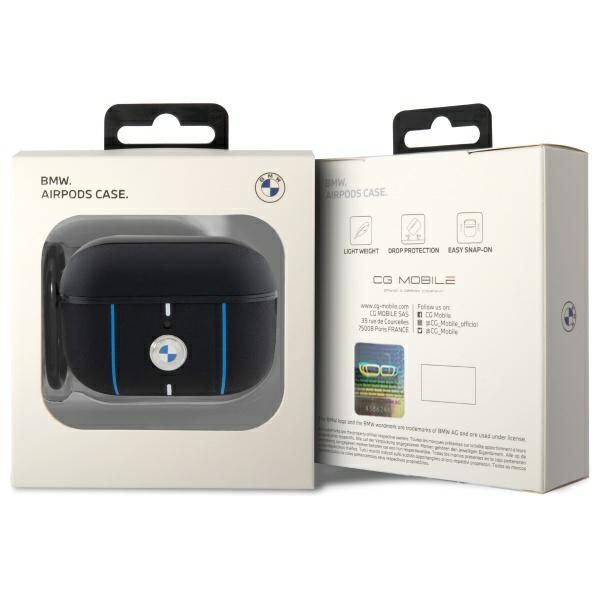 BMW Color Lines maciņš Apple AirPods Pro 2, Melns