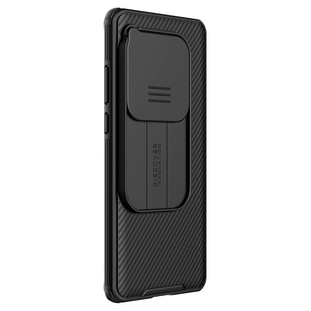 Nillkin CamShield Pro korpuss OnePlus 12 ar kameras vāciņu - Melns | Case for with Camera Cover Black