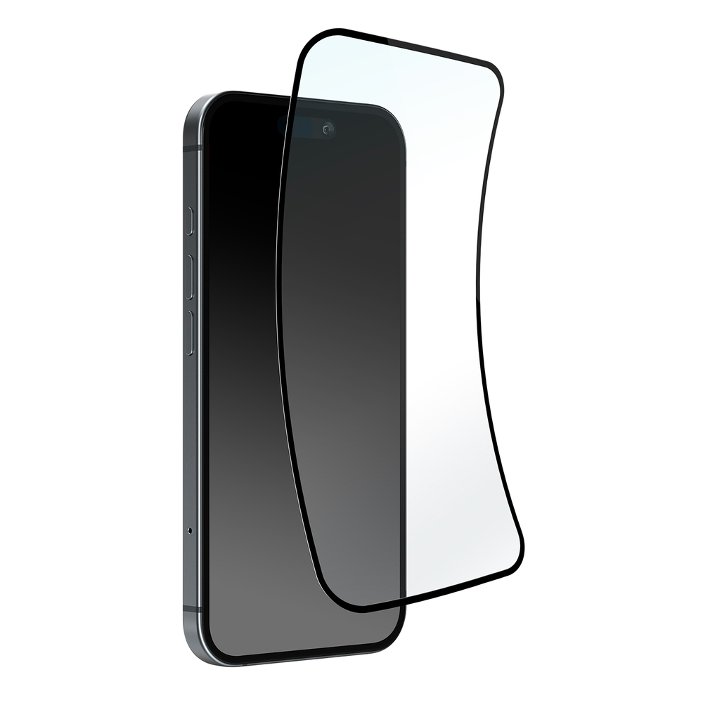Puro iPhone 16 Plus / 15 Pro Max hibrīda aizsargstikls Flexible Glass D3O