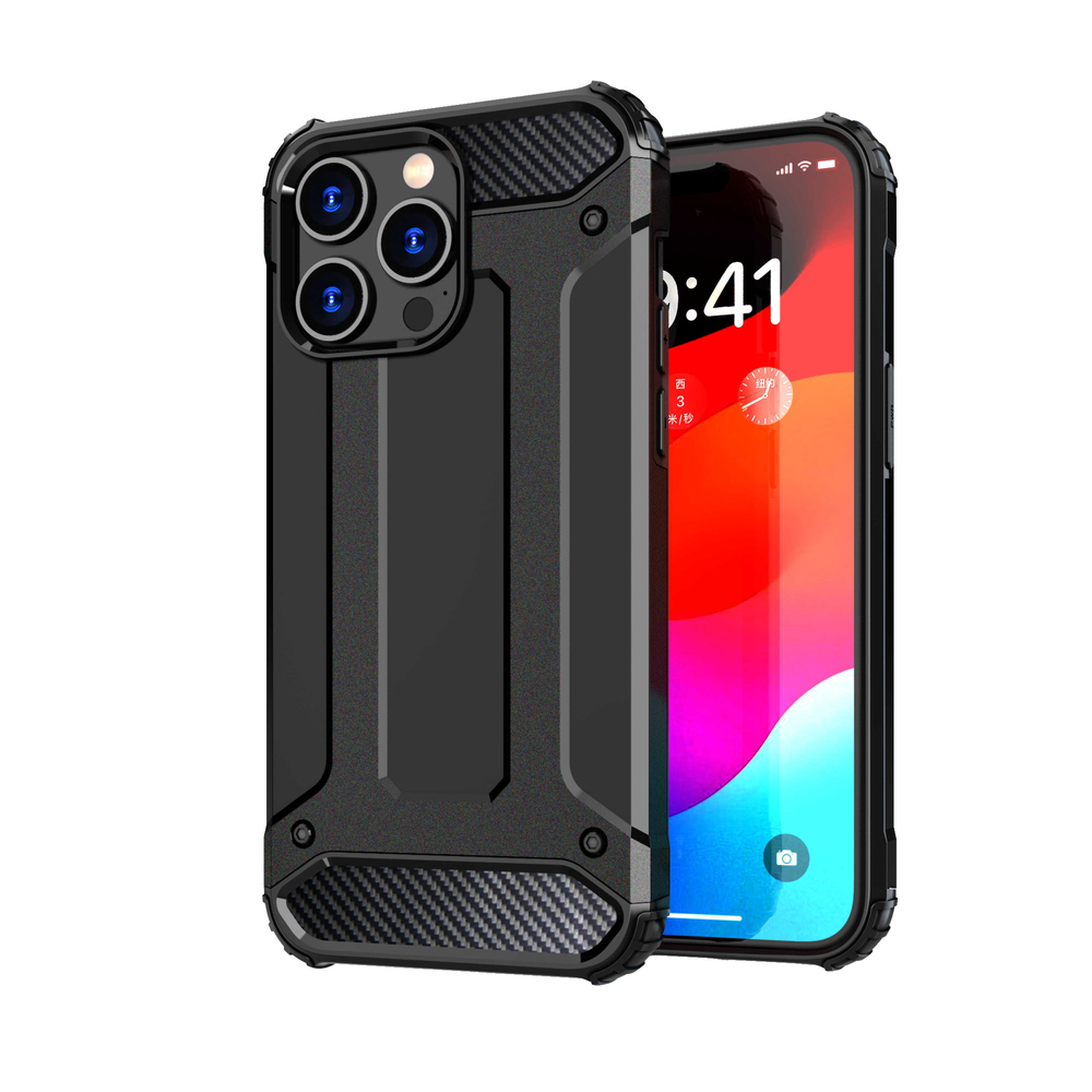 iPhone 15 Pro Max vāciņš Hybrid Armor, zils