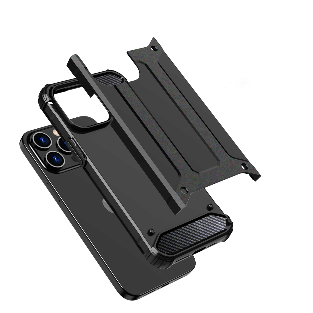 iPhone 15 Pro Max vāciņš Hybrid Armor, zils