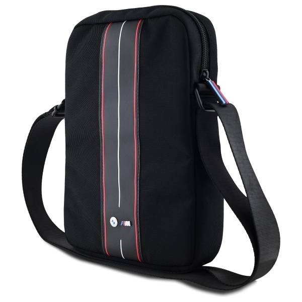 BMW BMTB10COMPVSKR 10" melna neilona somiņa ar sarkanu svītru | Tablet Bag Black Nylon Red Stripe