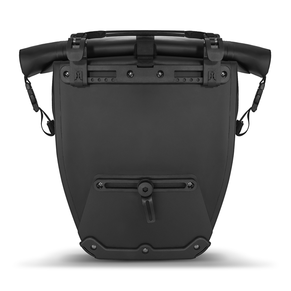 Wozinsky ūdensizturīga velosoma bagāžniekam 25L (WBB24BK), melna