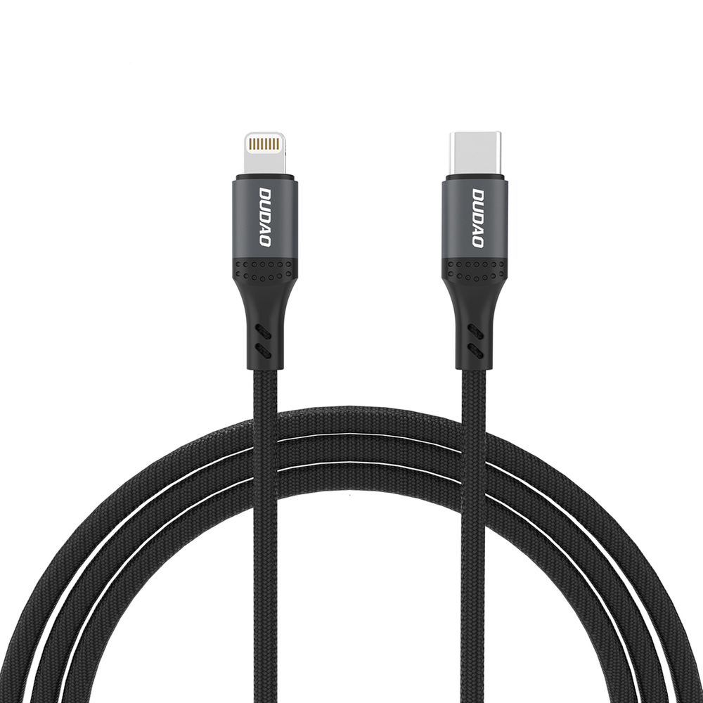 Dudao L3CL USB-C uz Lightning uzlādes kabelis 30W 2m, melns