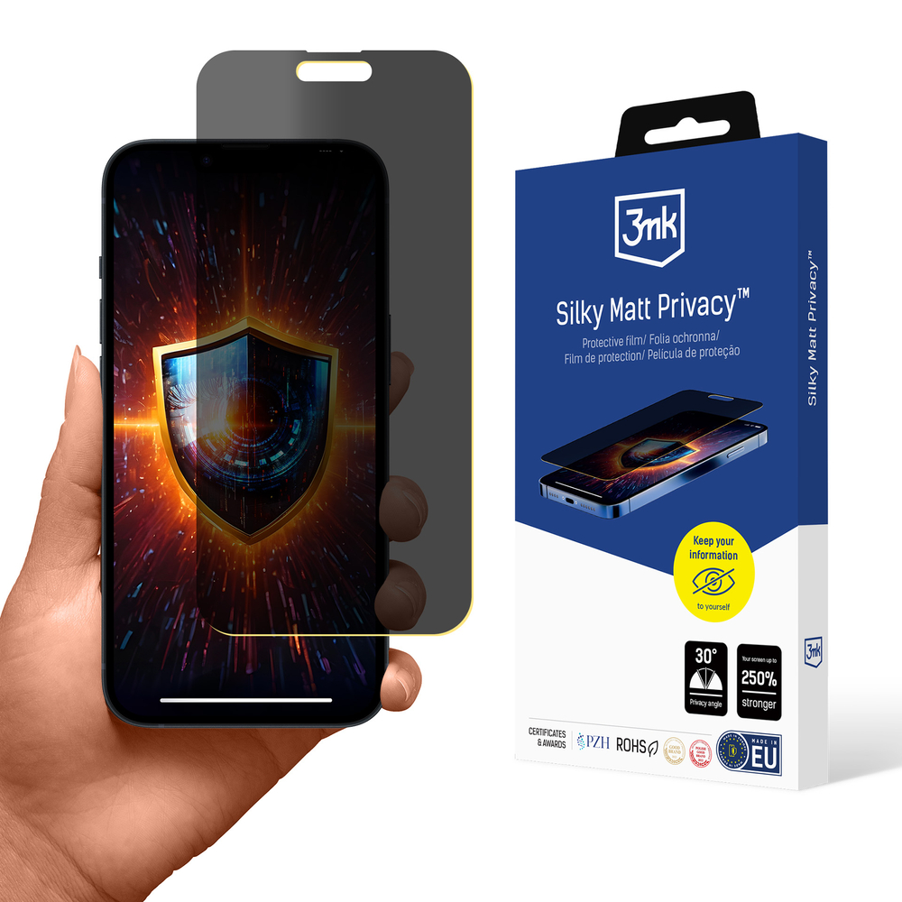 3mk Silky Matt Privacy aizsargplēve Apple iPhone 15 Pro Max