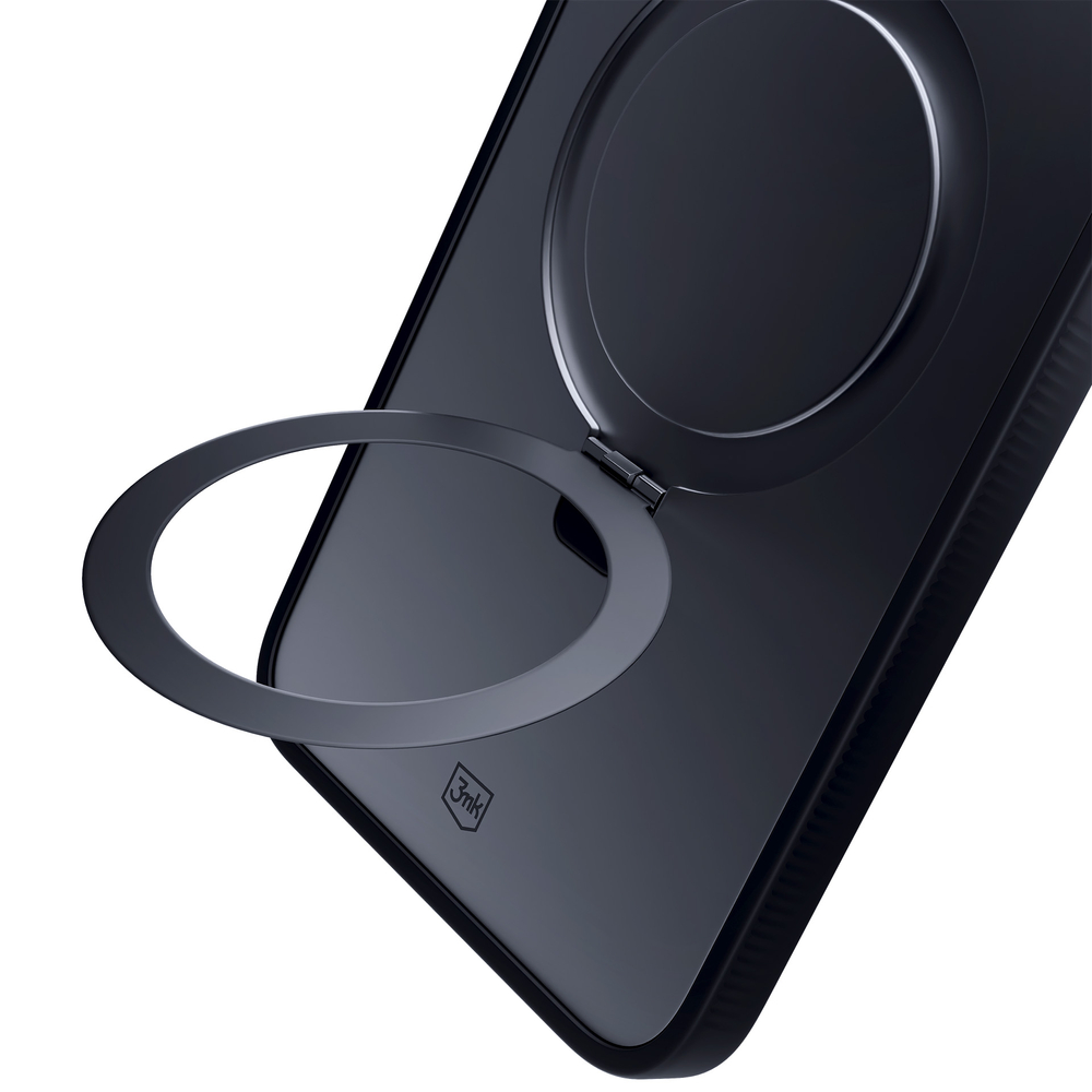 3mk Apple iPhone 15 Pro Max vāciņš Smoke Case Mag&Stand, melns