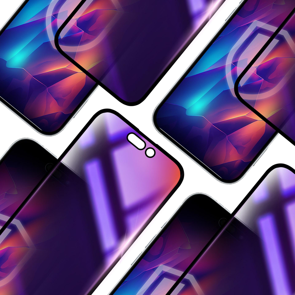 3mk Rainbow Privacy aizsargstikls Apple iPhone 15 Pro Max
