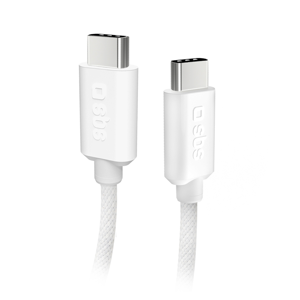 Sbs USB-C uz USB-C kabelis 1.5m 60W, pelēks