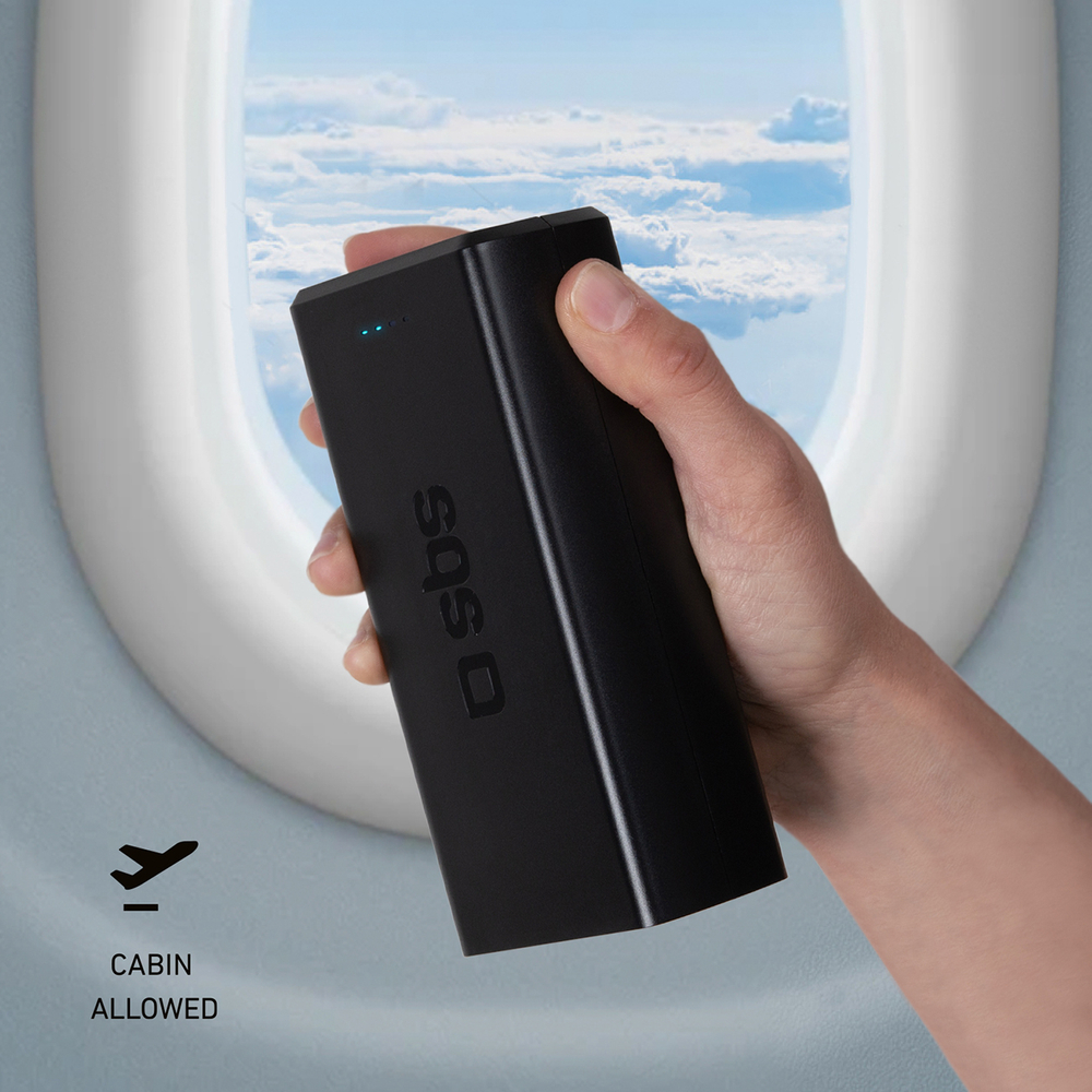 Sbs 30000 mAh ārējais akumulators TTBB30000PD20K, melns