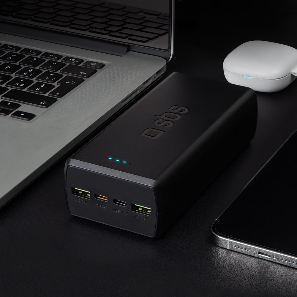 Sbs 30000 mAh ārējais akumulators TTBB30000PD20K, melns