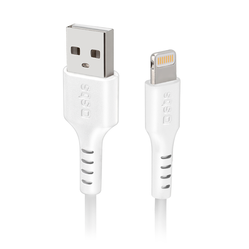 Sbs USB-A - Lightning kabelis (1m) MFi, balts