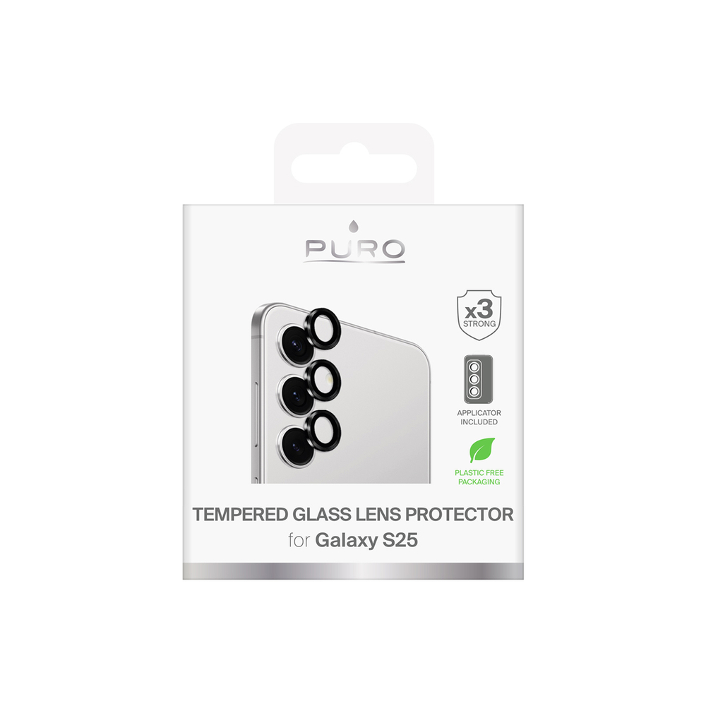 Puro Samsung Galaxy S25 kameras lēcu aizsargstikls Single Camera Lens