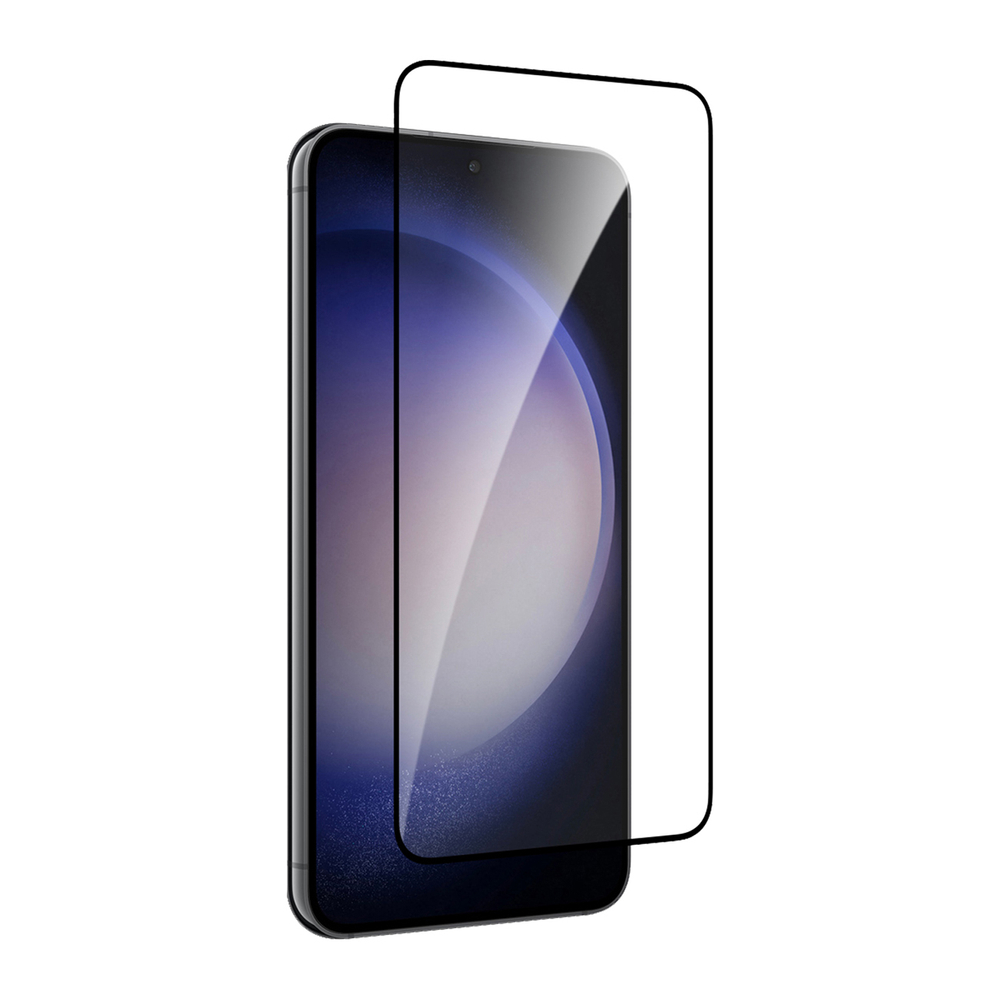 Puro Samsung Galaxy S25 / S24 aizsargstikls Frame Tempered Glass, melns