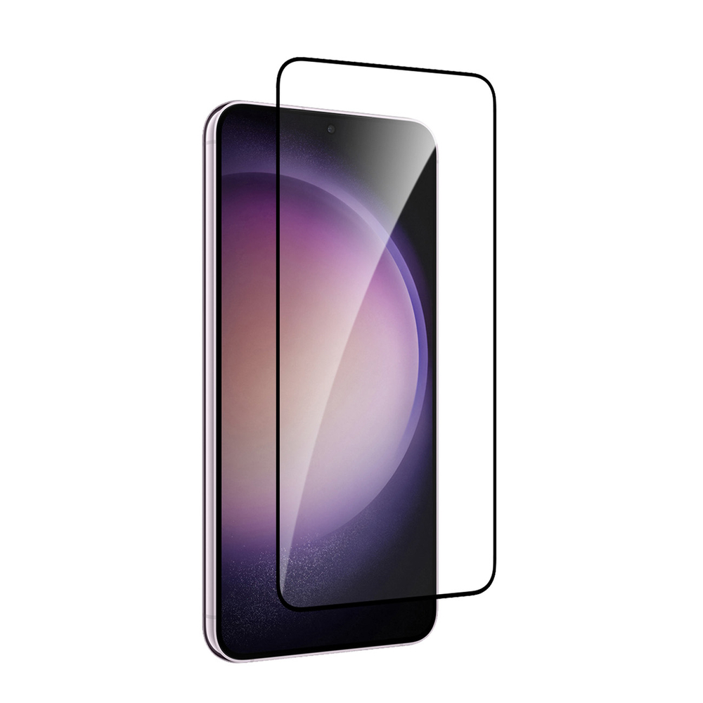 Puro Samsung Galaxy S25+ / S24+ aizsargstikls Frame Tempered Glass, melns