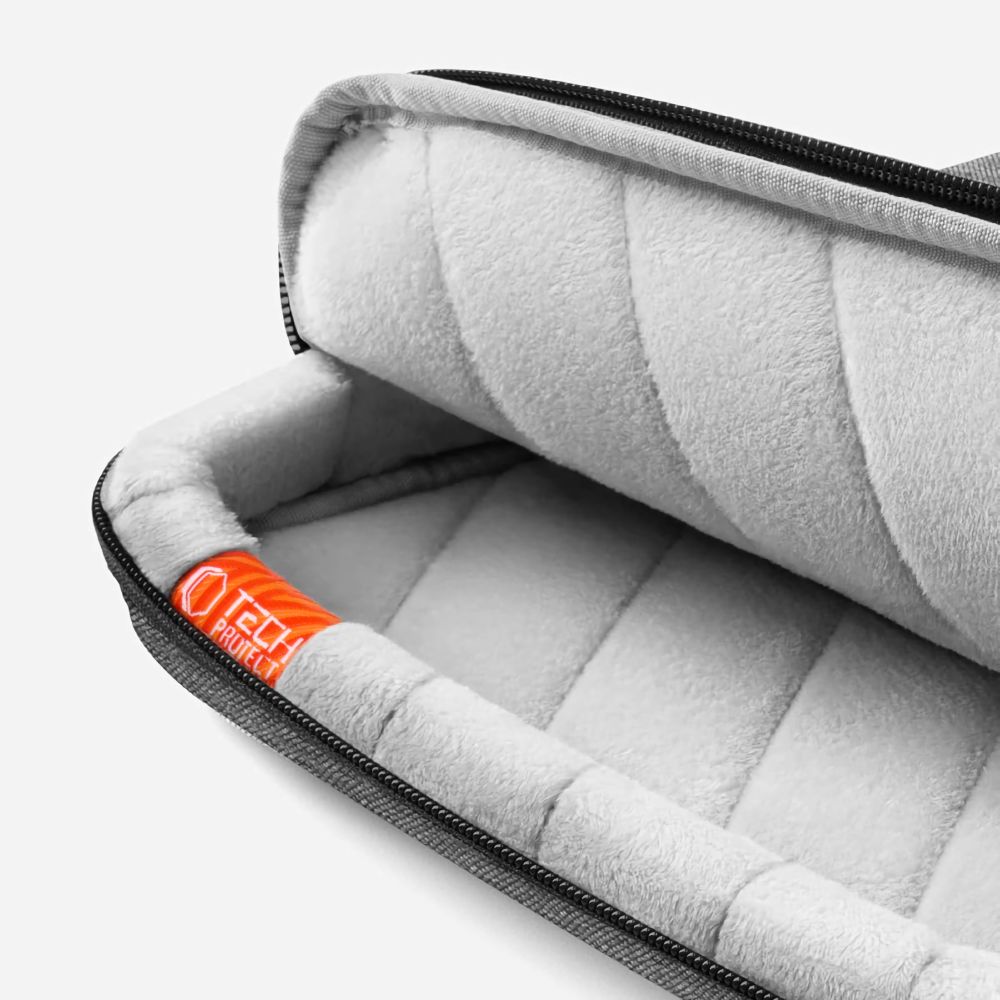 Tech-Protect Defender Bag 13-14\" klēpjdatora soma, pelēka