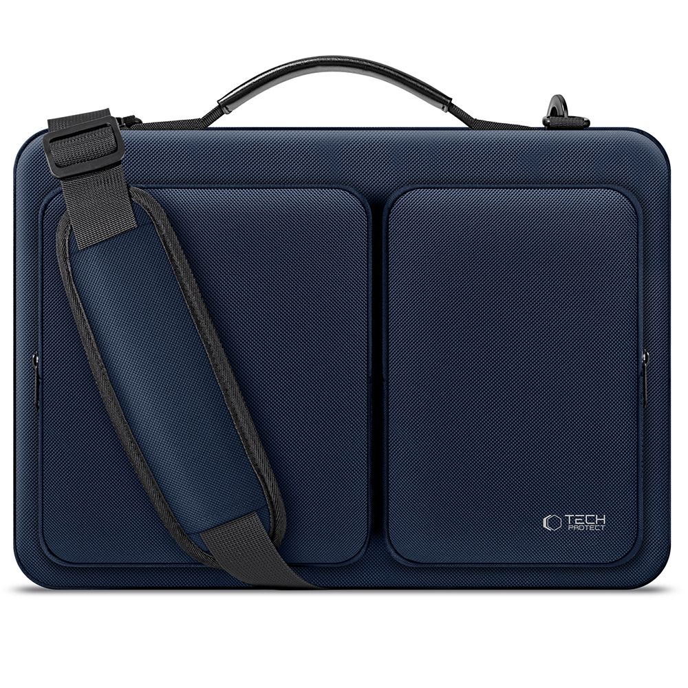 Tech-Protect Defender Bag klēpjdatora soma 15-16", zila