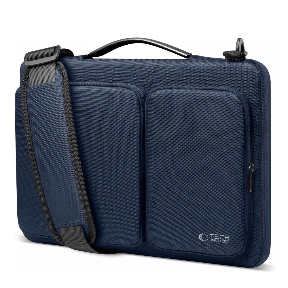 Tech-Protect Defender Bag klēpjdatora soma 15-16\", zila
