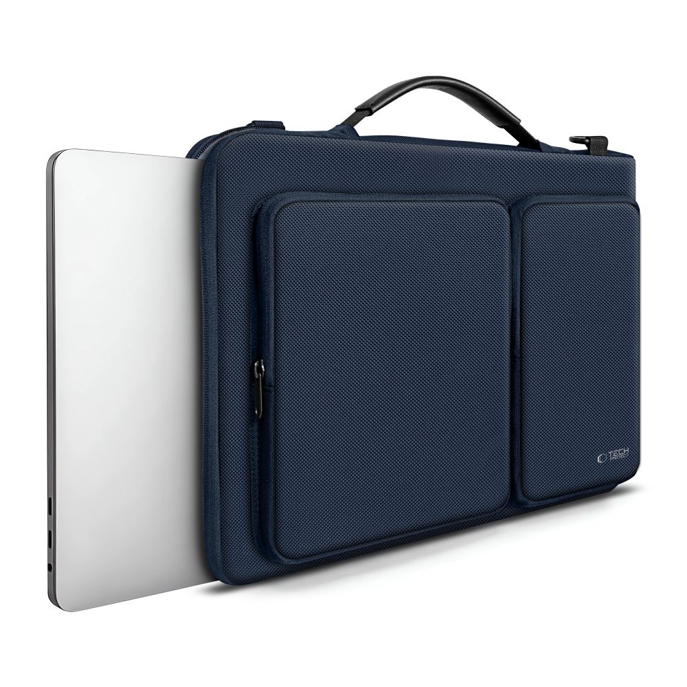 Tech-Protect Defender Bag klēpjdatora soma 15-16\", zila