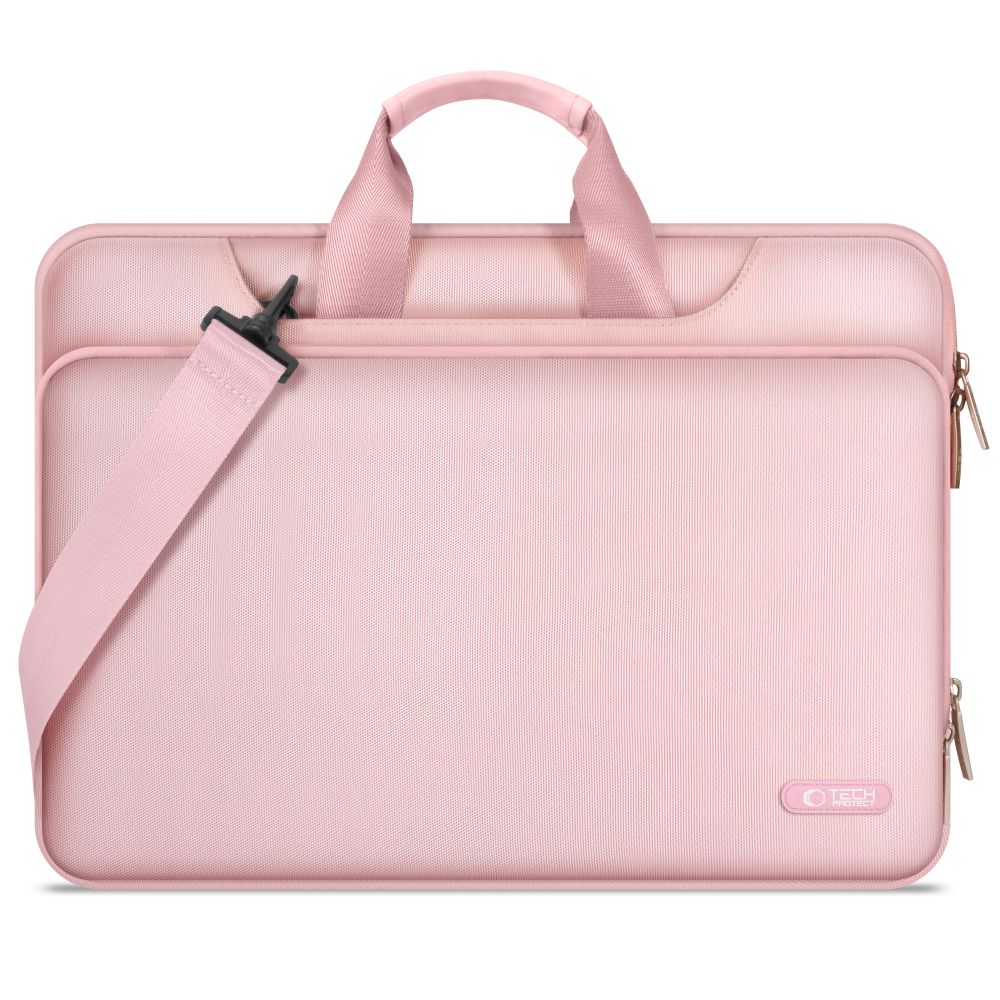 Tech-Protect Pocket 15-16" klēpjdatora soma, rozā