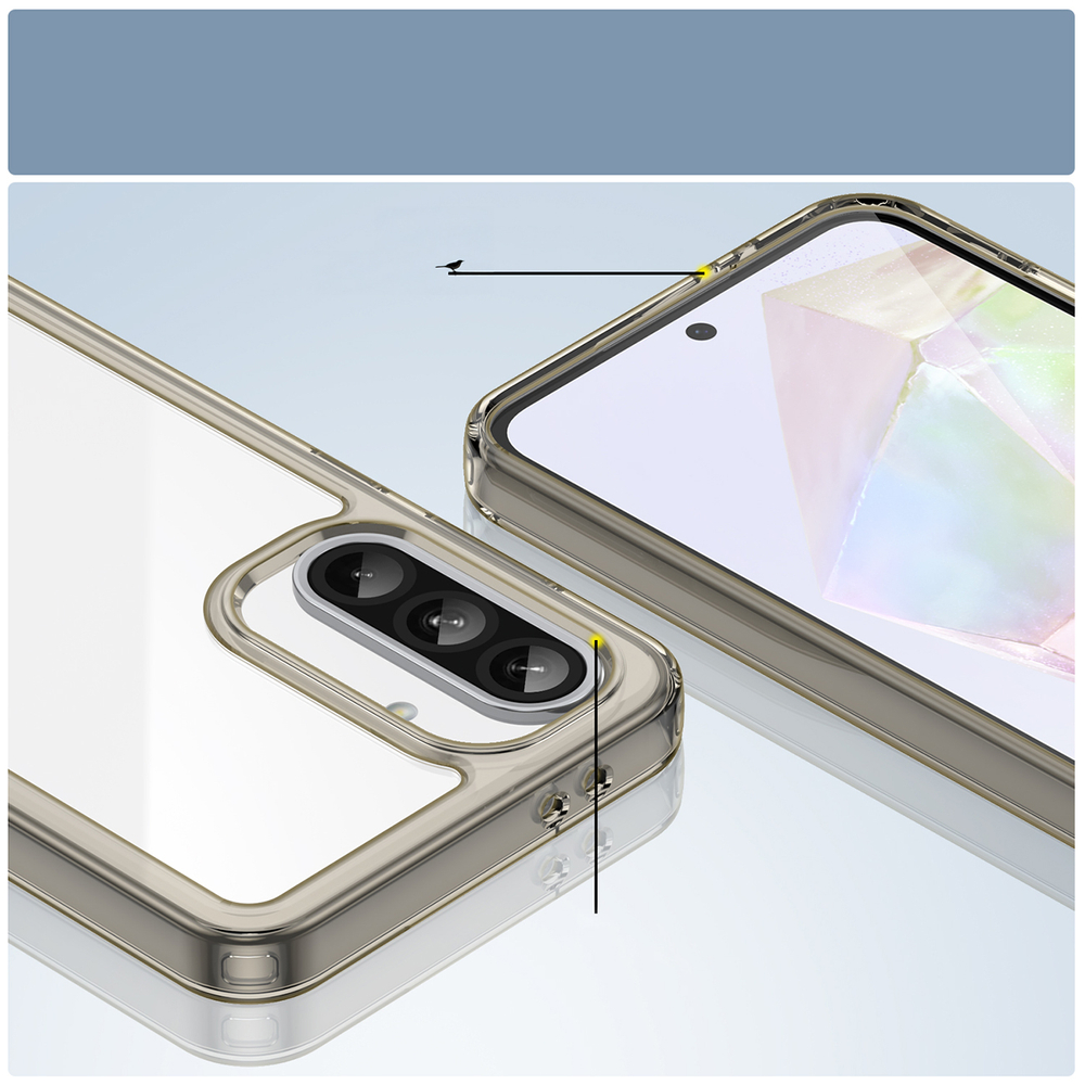 Hurtel Samsung Galaxy A56 vāciņš Outer Space Case, melns
