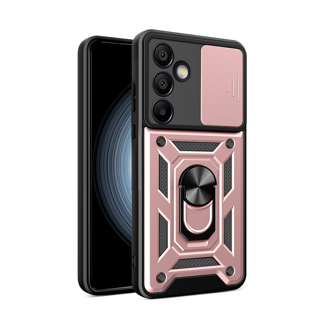 Hurtel Samsung Galaxy A26 vāciņš Hybrid Armor Camshield, rozā