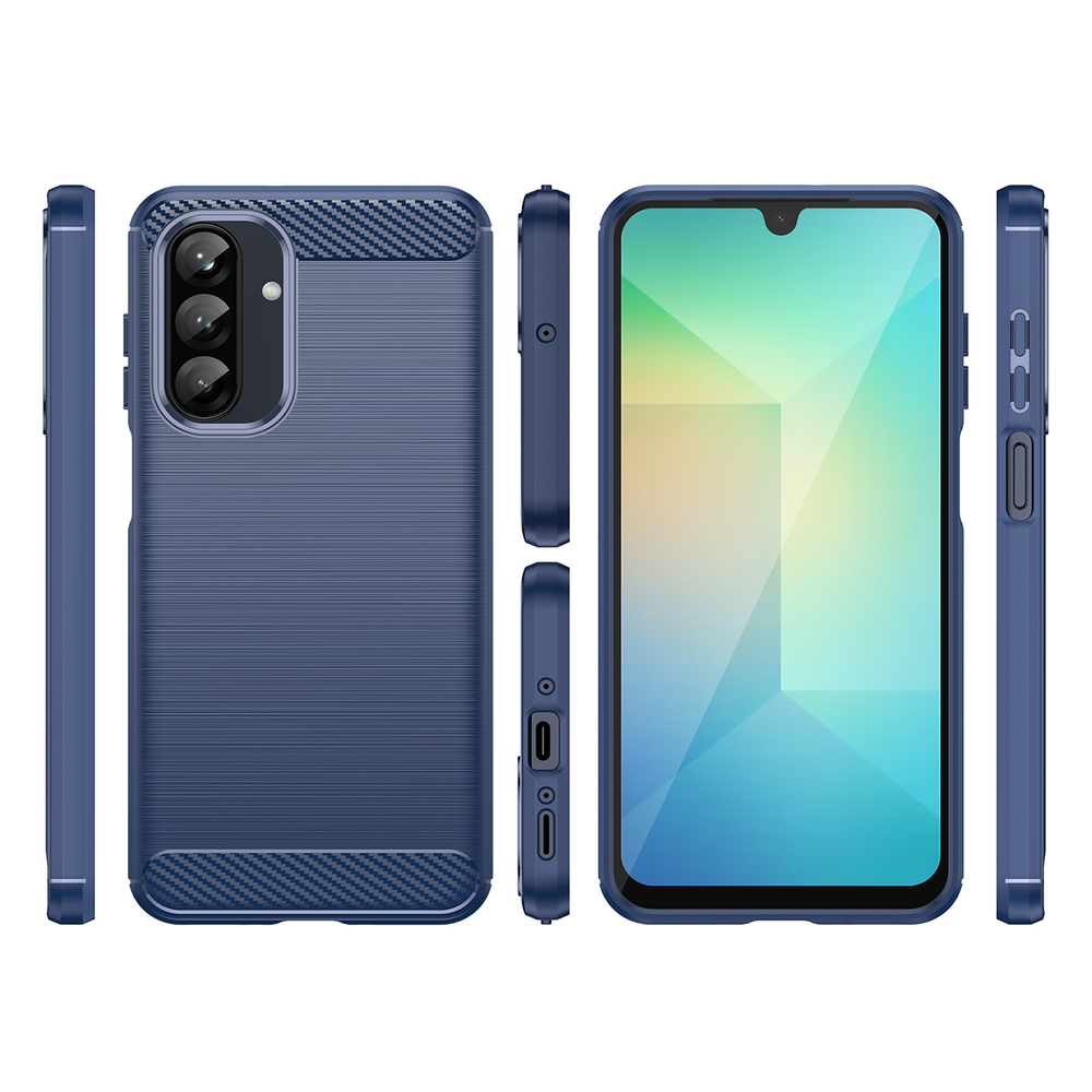 Carbon Case Samsung Galaxy A26 vāciņš, zils