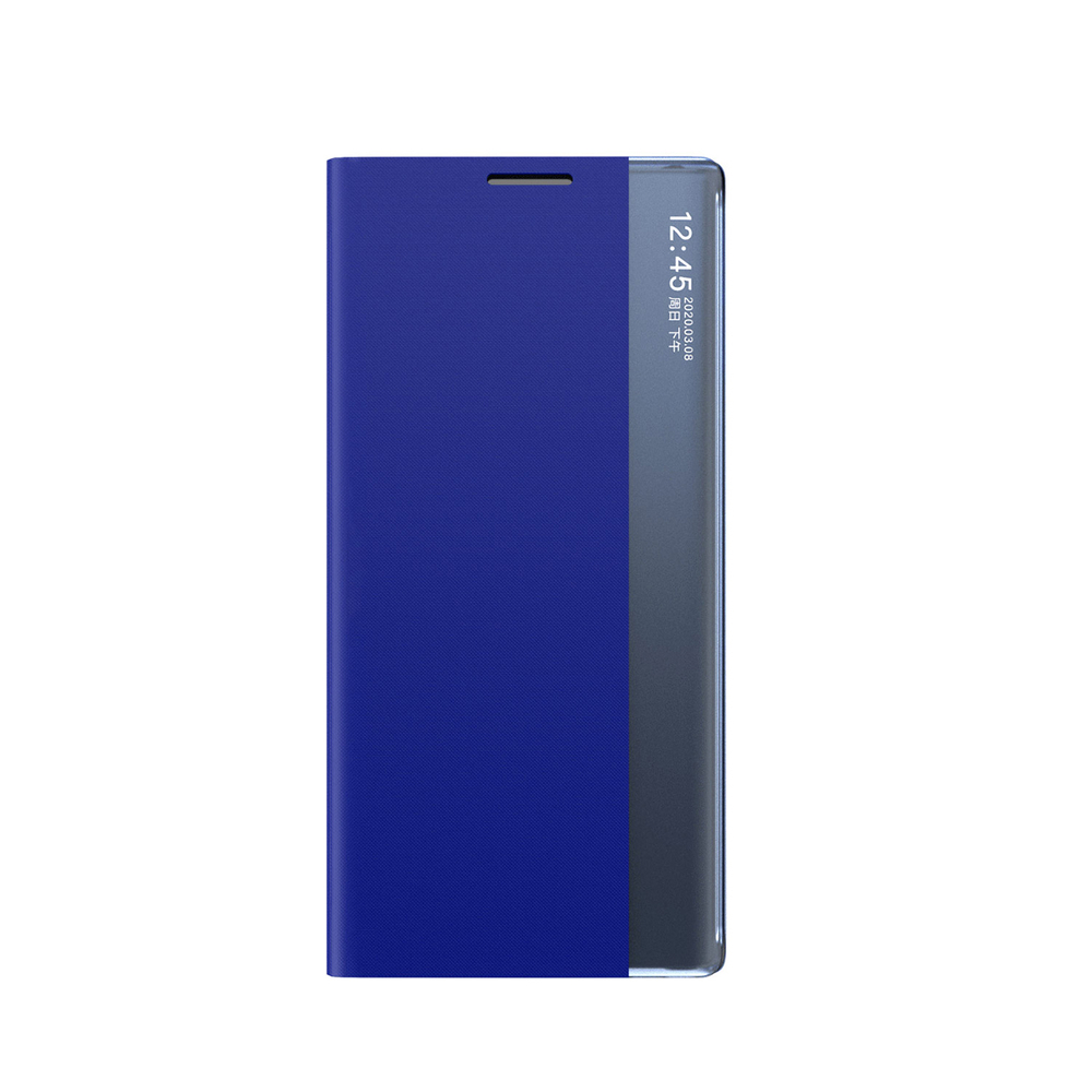 Hurtel Samsung Galaxy A36 atverams vāciņš maciņš grāmatiņa New Sleep Case, zils
