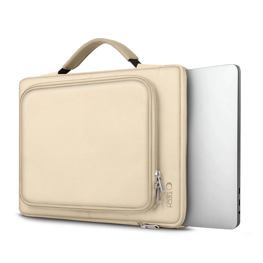 Tech-Protect Basic Bag klēpjdatora soma 13-14\", bēša
