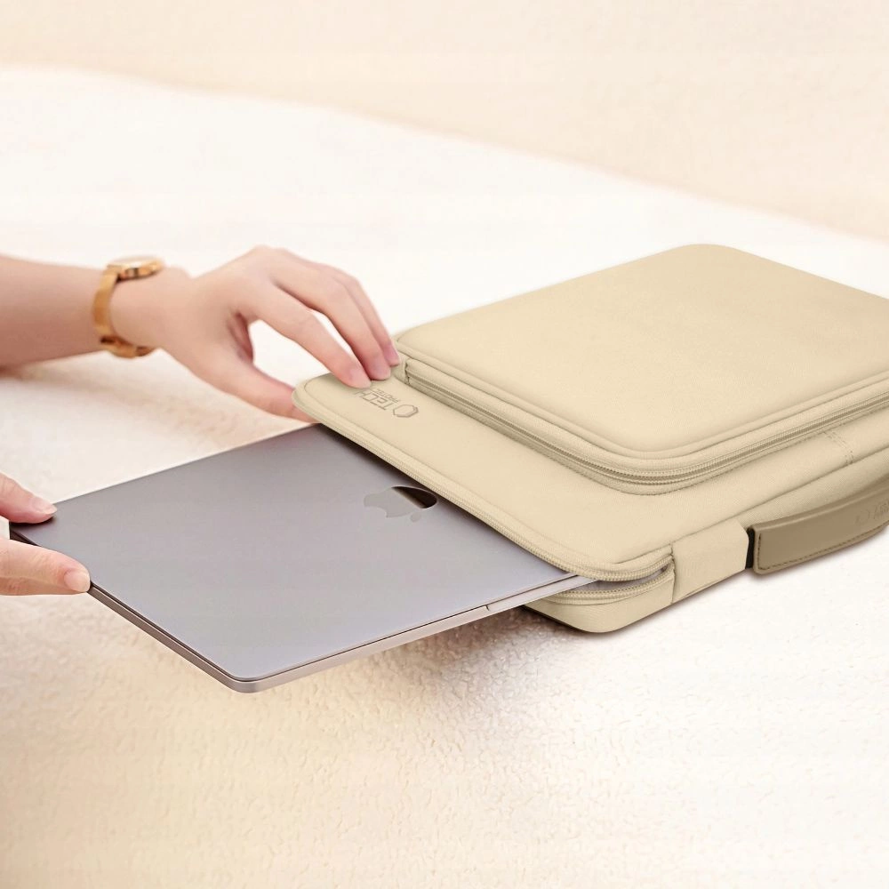 Tech-Protect Basic Bag klēpjdatora soma 13-14\", bēša