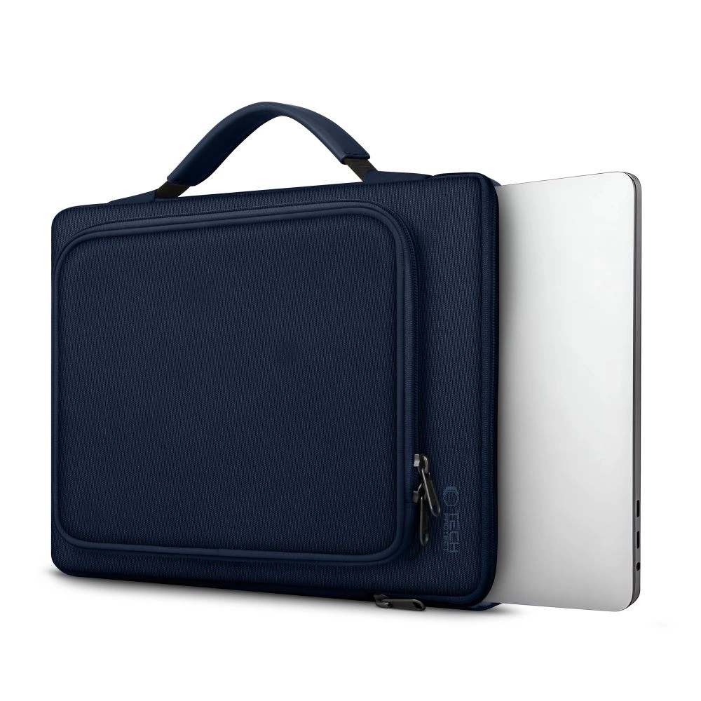 Tech-Protect Basic Bag soma klēpjdatoram 15-16\", zila