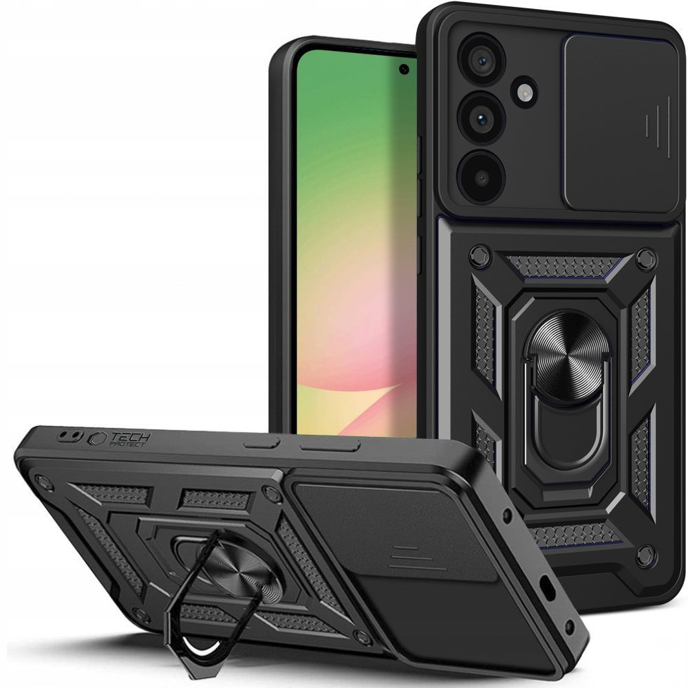 Tech-Protect CamShield Pro vāciņš Samsung Galaxy A56 5G Melns