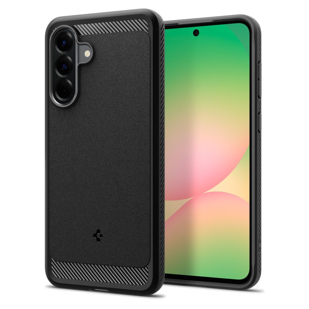 Spigen Rugged Armor vāciņš Samsung Galaxy A56 5G, Melns