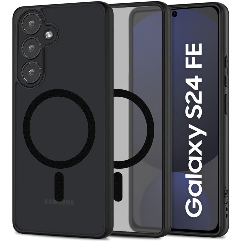 Tech-Protect Samsung Galaxy S24 FE vāciņš MagMat MagSafe, melns