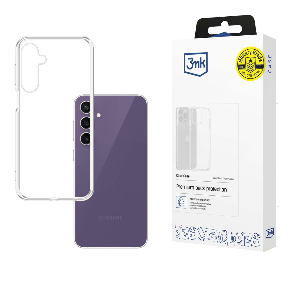 3mk Samsung Galaxy S24 FE vāciņš Clear Case, caurspīdīgs