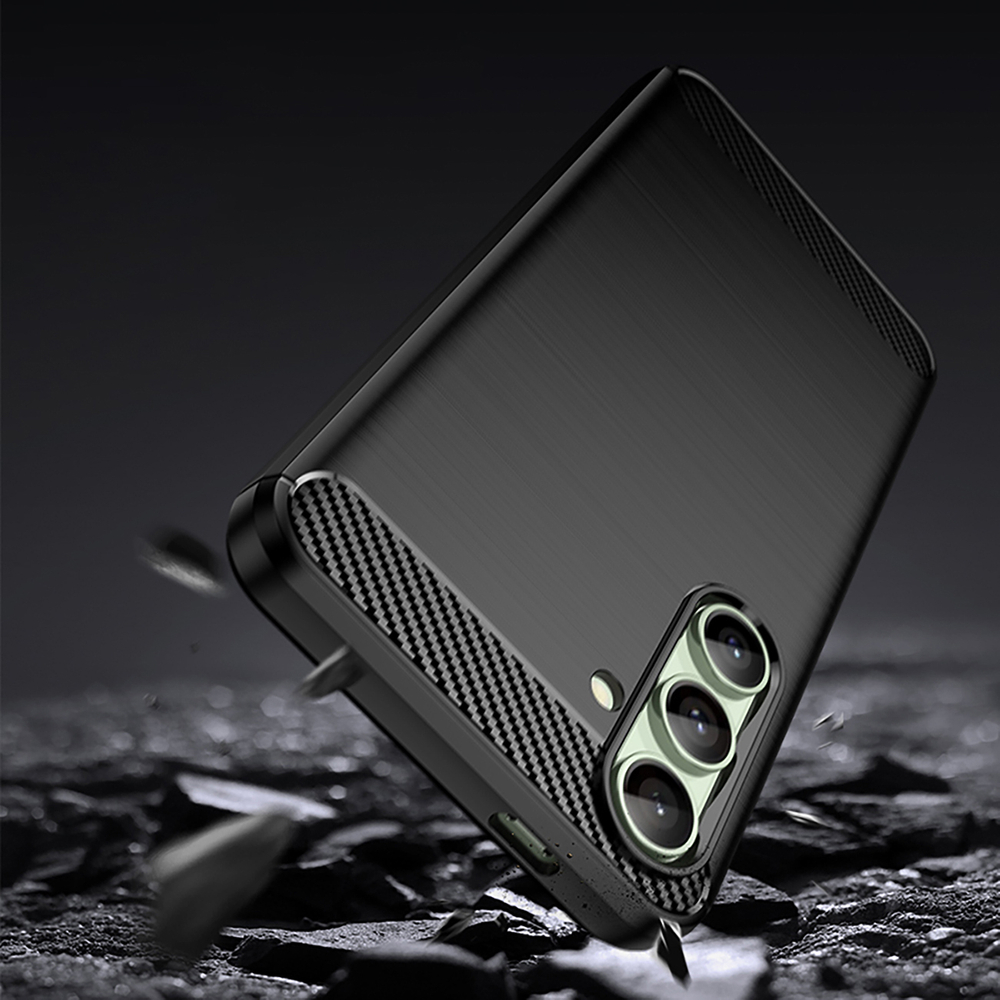 Carbon Case vāciņš Samsung Galaxy S24 FE, melns