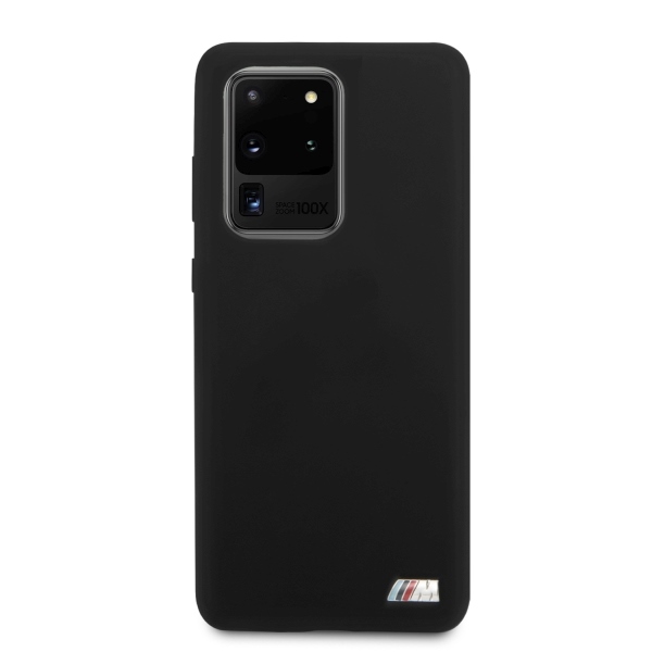 BMW silikona M kolekcijas vāciņš Samsung Galaxy S20 Ultra - melns | Silicone Collection Phone Case Cover Black