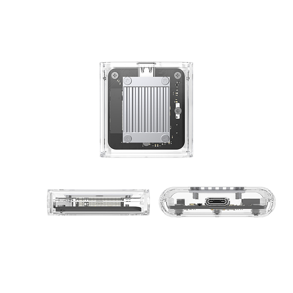 Orico TC20-M2-10G M.2 NVMe SSD ārējais disks, caurspīdīgs