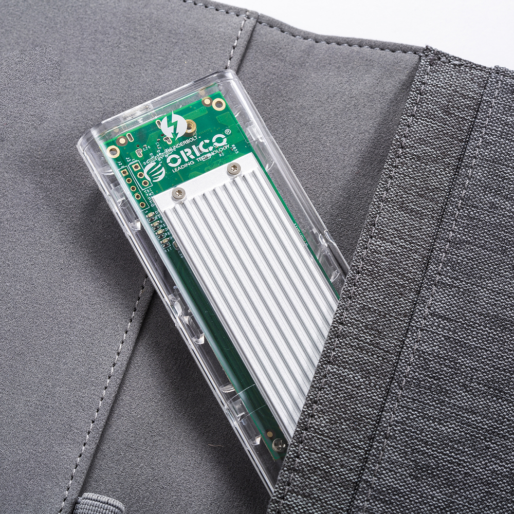 Orico TCM2-C3 M.2 NVMe uz USB-C ārējais diska ietvars, pelēks