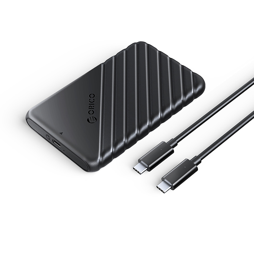 Orico 25PW1C-C3 2.5" HDD/SSD USB-C korpuss, melns