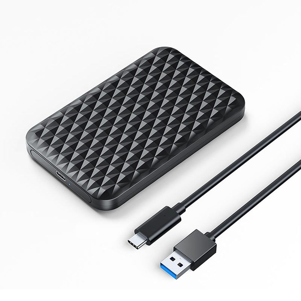 Orico 2520C3-V1 2.5" HDD/SSD USB-C ārējais diska ietvars, melns
