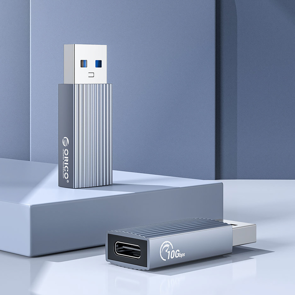 Orico AH-AC10 pāreja USB-C uz USB-A 3.1, pelēka