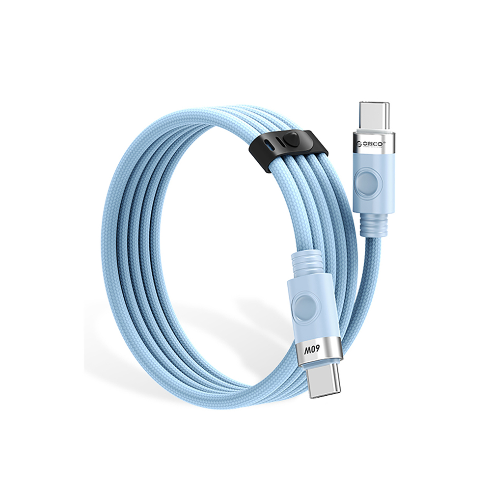 Orico CDX USB-C uz USB-C kabelis 60W 1m, zils