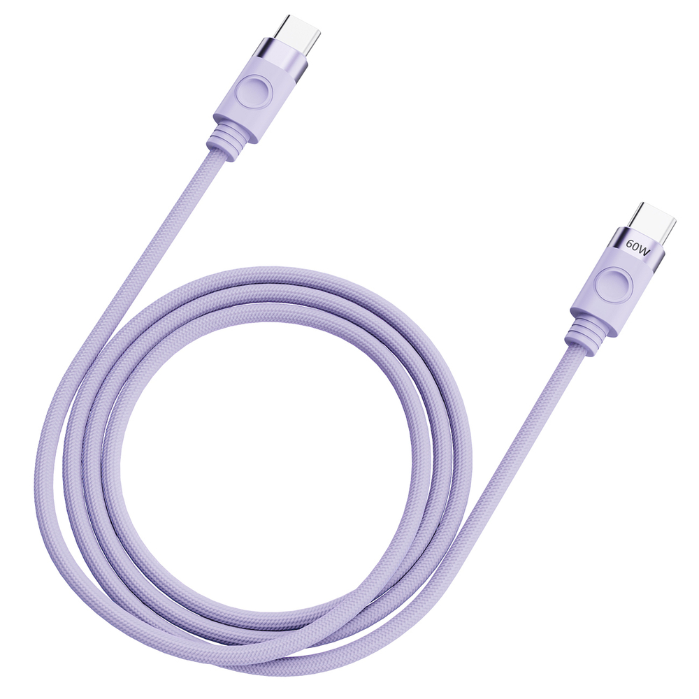 Orico CDX 60W USB-C uz USB-C kabelis 1m, violets