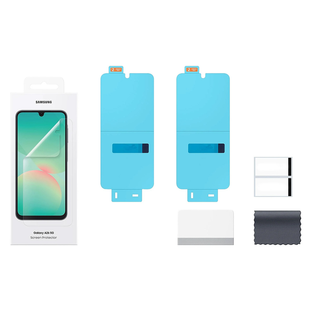 Samsung A26 caurspīdīgs ekrāna aizsargstikls | Screen Protector Transparancy